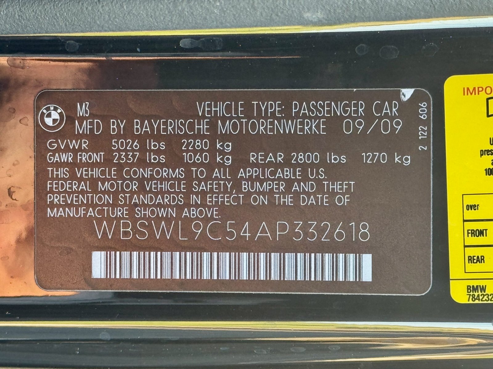 2010 BMW M3 Convertible